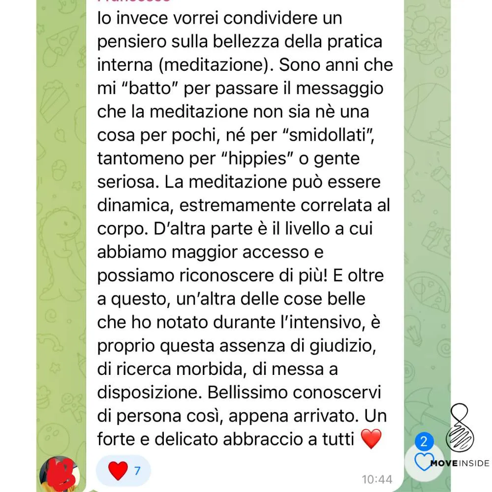 Recensione di un partecipante all'edizione passata