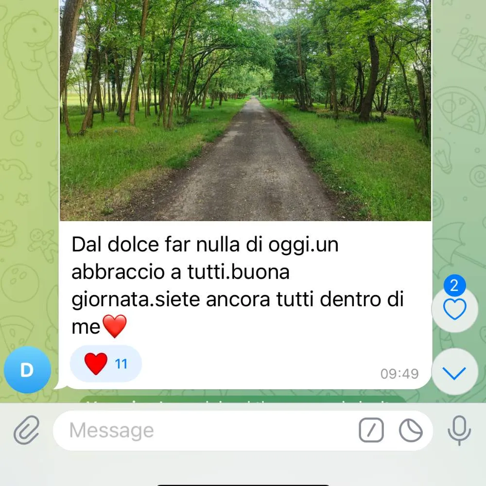 Testimonianza scritta di un partecipante