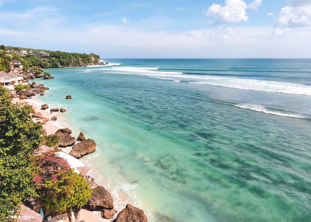 Baia della zona di Uluwatu a Bali